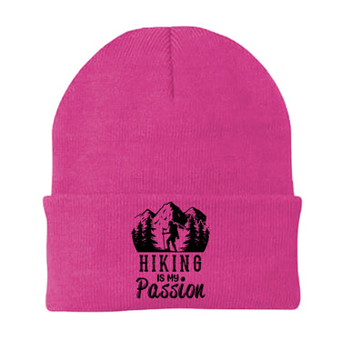 Hiking Is My Passion Embroidered Beanie